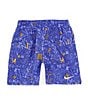 Color:Persian Violet - Image 1 - Little Boys 4-7 Printed Blender 5#double; Inseam Volley Swim Trunk