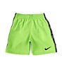 Color:Action Green - Image 1 - Little Boys 4-7 Swoosh Tape True Volley Swim Trunks