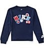 Nike Little Boys Long Sleeve Let's Kick It Graphic Tee - Image 1