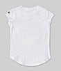 Color:White - Image 2 - Little Girls 2T-6X Short Sleeve Just Do It T-Shirt
