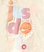 Nike Little Girls Sleeveless Sunny Swoosh JDI Tank & Shorts Set, Color:Washed Pink - Image 2