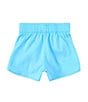 Color:Aquarius Blue - Image 2 - Little Girls 2T-6X Sonora Dri-Fit Shorts