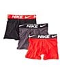 Color:University Red - Image 1 - Little/Big Boys 6-20 Solid Dri-FIT Boxer Brief 3-Pack