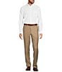 Ted Baker London No Ordinary Joe by Ted Baker Modern Fit Flat Front Solid Dress Pants, Color:Tan - Image 3