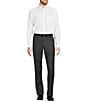 Ted Baker London No Ordinary Joe by Ted Baker Modern Fit Flat Front Solid Dress Pants, Color:Grey - Image 3