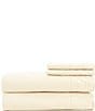 Noble Excellence 500-Thread Count Egyptian Cotton Sateen Sheet Set, Color:Sand - Image 1