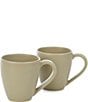 Color:Taupe - Image 1 - Aria Glazed Coffee Mugs, Set of 2