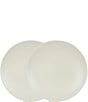 Color:Cream - Image 1 - Aria Glazed Coupe Dinner Plates, Set of 2