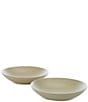 Color:Taupe - Image 1 - Aria Glazed Coupe Soup Plates, Set of 2
