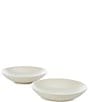 Color:Cream - Image 1 - Aria Glazed Coupe Soup Plates, Set of 2