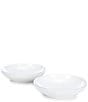 Color:White - Image 1 - Astoria Glazed Dinner Bowls, Set of 2