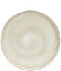 Color:Cream - Image 1 - Aurora Collection Glazed Round Platter