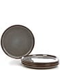 Noble Excellence Aurora Collection Salad Plates, Set of 4, Color:Grey - Image 1
