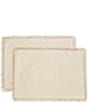 Color:Natural - Image 1 - Fringe Placemats, Set of 2