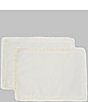 Southern Living Fringe Placemats, Set of 2, Color:White - Image 1