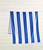 Noble Excellence Summer Shop Collection Striped Print Cotton Beach Towels, Color:Blue - Image 1