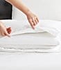 Noble Excellence PrimaLoft® 300-Thread Count Pillow Enhancer, Color:White - Image 3