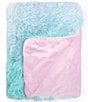 Color:Rainbow Ombre - Image 1 - Shag Ombre Lightweight Reversible Throw