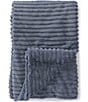 Noble Excellence Warm Shop Collection Fallon Ribbed Plush Corduroy Throw Blanket - Image 1