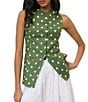 Nobody's Child Coordinating Polka Dot Button Front Tailored Vest - Image 1