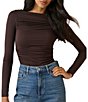 Nobody's Child Knit Ruched Top - Image 1