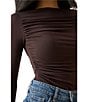 Nobody's Child Knit Ruched Top - Image 3