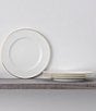 Color:White with Gold Band - Image 3 - Accompanist Bread & Butter / Appetizer Plates, Set of 4