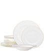 Color:WHITE WITH GOLD BAND - Image 1 - Accompanist Collection 12-Piece Set, Service For 4