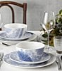 Color:Blue - Image 3 - Aozora Porcelain 12-Piece Dinnerware Set