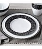Color:Black - Image 6 - Black Rill Collection 4-Piece Place Setting