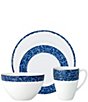 Noritake Rill Collection Platinum Band Place Setting, Color:Blue - Image 1