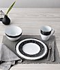 Noritake Black Rill Collection Cereal Bowls, Set of 4, Color:Black - Image 12