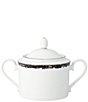Noritake Black Rill Collection Sugar & Creamer Set, Color:Black - Image 2