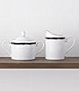 Noritake Black Rill Collection Sugar & Creamer Set, Color:Black - Image 5
