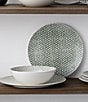 Noritake Hammock Patterned Coupe Set, Service for 4, Color:Green - Image 4