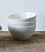 Noritake Blue Hammock Collection Rim Dot All-Purpose Bowls, Set of 4, Color:Blue - Image 5
