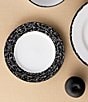 Noritake Rill Collection Platinum Banded Dinnerware Set, Service For 4, Color:Black - Image 5