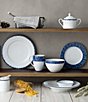 Noritake Rill Collection Platinum Banded Dinnerware Set, Service For 4, Color:Blue - Image 5