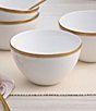 Noritake Charlotta Collection Cereal Bowls, Set of 4, Color:Gold - Image 4