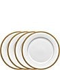 Color:Gold - Image 2 - Charlotta Gold Dinner Plate