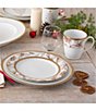 Noritake Charlotta Gold Porcelain Harvest Accent Plates, Set of 4, Color:Gold - Image 5