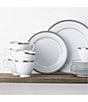 Color:White - Image 4 - Charlotta Platinum Collection 60-Piece Dinnerware Set, Service For 12