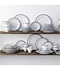 Color:White - Image 5 - Charlotta Platinum Collection 60-Piece Dinnerware Set, Service For 12