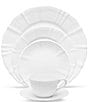 Color:White - Image 1 - Cher Blanc 5-Piece Round Place Setting