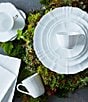 Color:White - Image 3 - Cher Blanc 5-Piece Round Place Setting