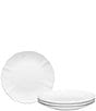 Color:White - Image 1 - Cher Blanc Bread & Butter Plate Round Set of 4