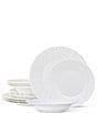 Color:White - Image 1 - Cher Blanc Collection 12-Piece Set, Service For 4