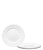 Color:White - Image 1 - Cher Blanc Round Salad Plates, Set of 4