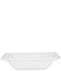 Color:White - Image 1 - Cher Blanc Square Rimmed Bowl