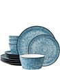 Color:Azurite - Image 1 - Colorkraft Essence Collection 12-Piece Dinnerware Set